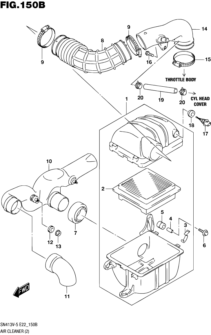 Air Cleaner - No VVT