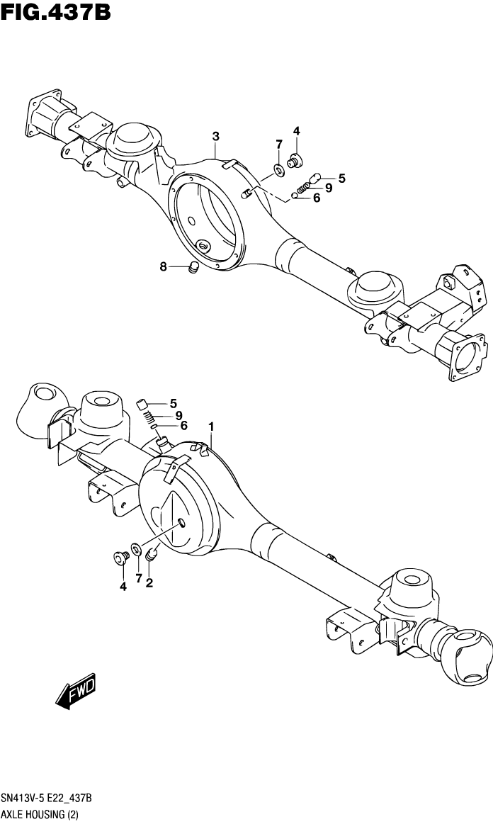 Front Axle Housing Diesel