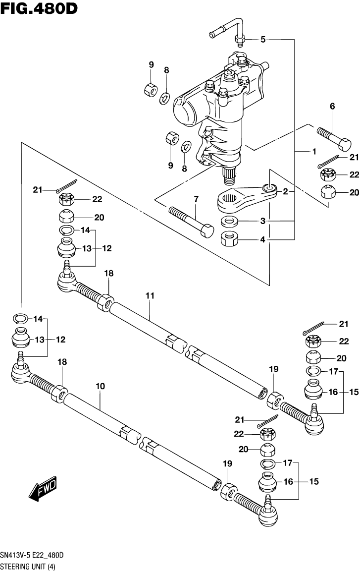 Steering Unit - RHD
