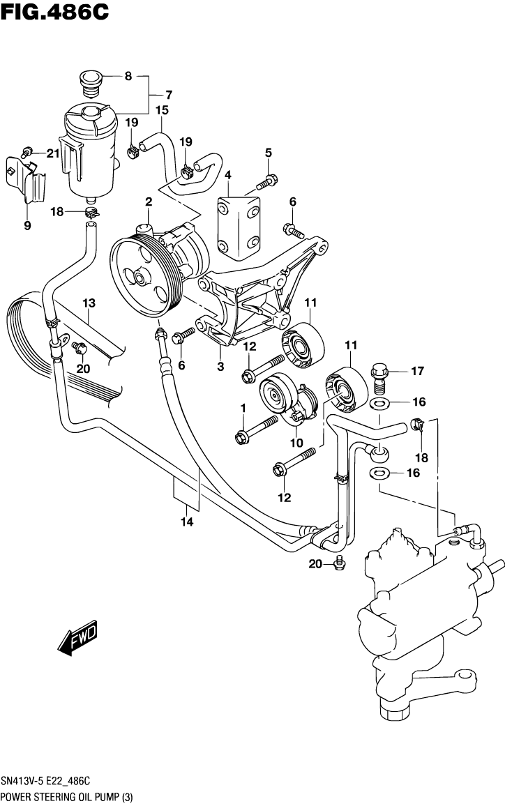 Power Steering Pump - Diesel