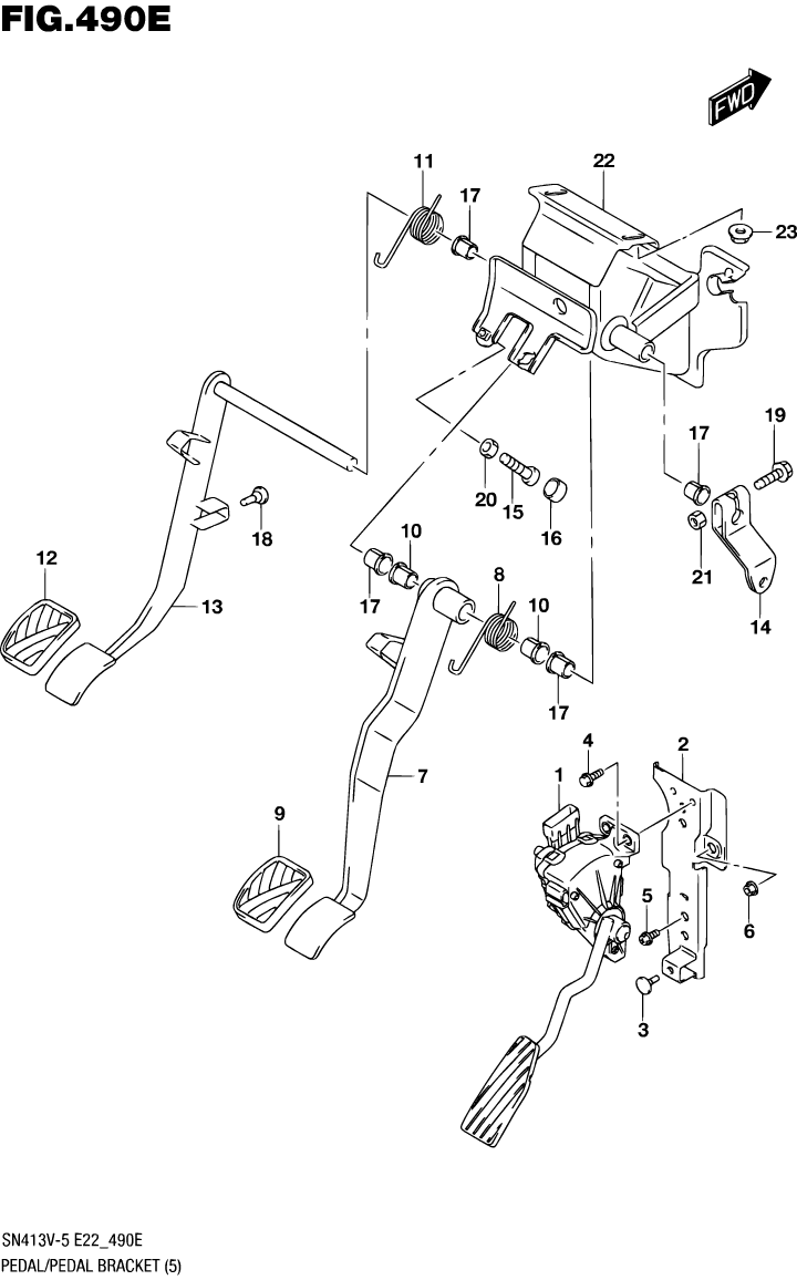 Pedal Bracket - Diesel
