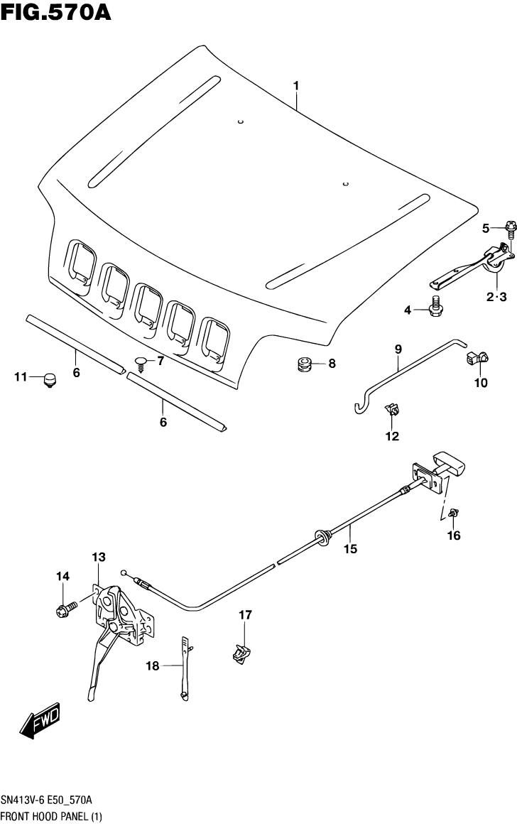 Front Hood Panel