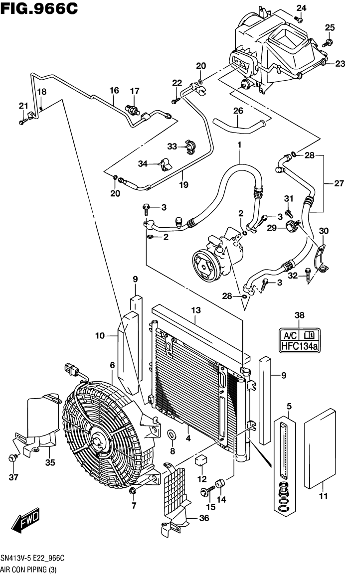 Air Con Piping - RHD