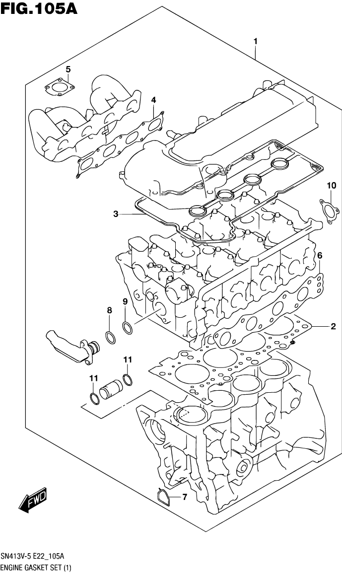 Engine Gasket Set - With VVT