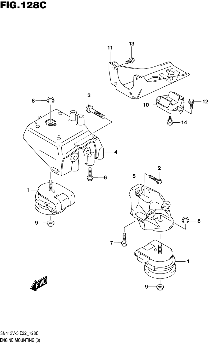 Engine Mounting - Diesel
