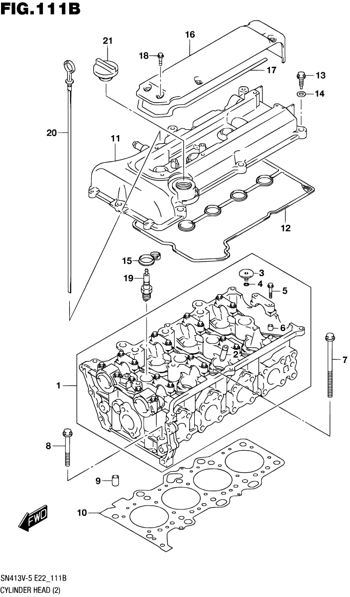 Cylinder Head - No VVT