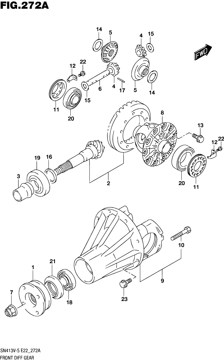 Front Differential Gear