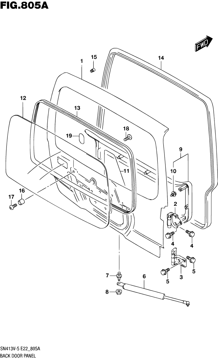 Back Door Panel