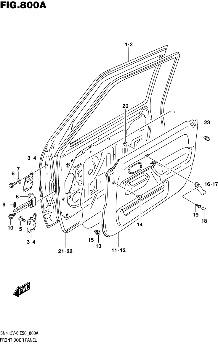 Front Door Panel 