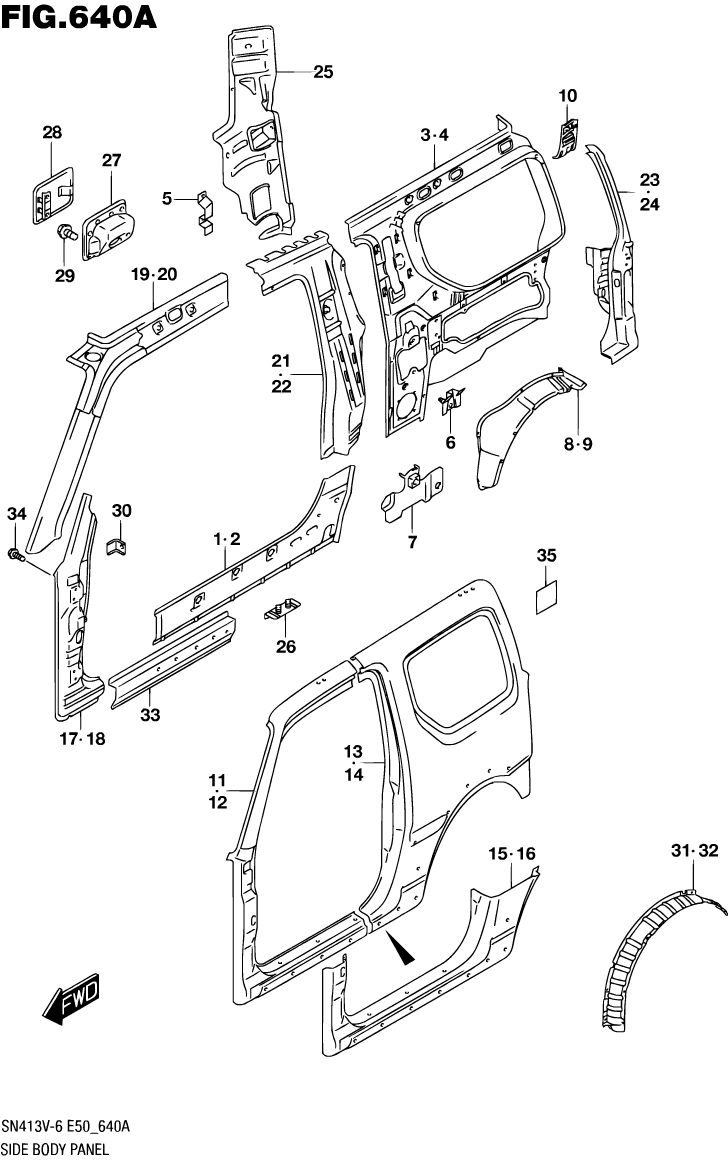Side Body Panel Side Body Panel