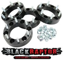 Black Raptor Ssangyong Wheel Spacers 25MM, 30MM, 40MM, 50MM - Set of 4 