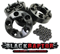 Black Raptor Range Rover Classic Hubcentric Wheel Spacers 30MM, 40MM, 50MM - Set of 4