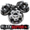 Black Raptor Range Rover Classic Wheel Adaptors for P38, Disco 2 Rims 70.1mm CB - Set of 4