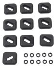 10x Adjustable Slot M6 Molle Panel Mounting Plates