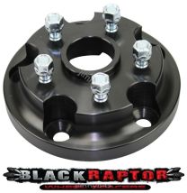 Black Raptor Land Rover Discovery Wheel Adaptors for L322 & Sport Rims 72.5mm CB - Single