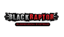 Black Raptor Shock Absorber Sticker - Medium