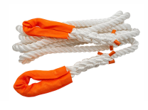 3 Strand Non Kinetic Nylon Recovery Rope - 8m X 24mm - 12.30KG Maximum Breaking Load