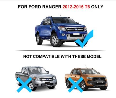 thumbnail image 2 of Ford Ranger Wide Body Fender Flares 2012-2022 T6 T7 T8 – Raptor Style Wheel Arches 2 of 5